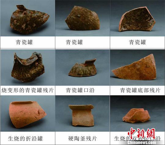 汉晋青瓷窑址的产品。受访单位提供
