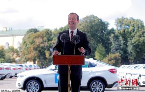 资料图：俄罗斯总理梅德韦杰夫。