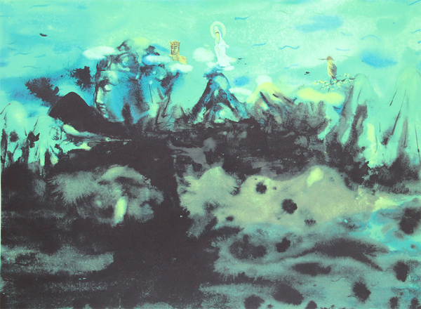 康雷 《绿野仙踪》  版画  2012   55x75cm    Kang Lei  ，The Wonderful Wizard of Oz， Print，55x75cm  2012