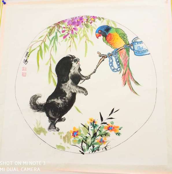 六、王志鸿画作。 梓涵 摄影