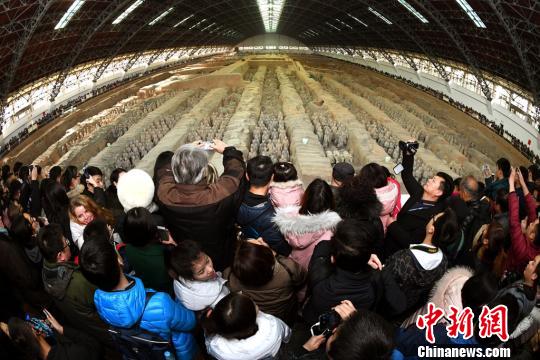 秦始皇帝陵博物院的观众?！∩挛魇∥奈锞帧∩? longdesc=