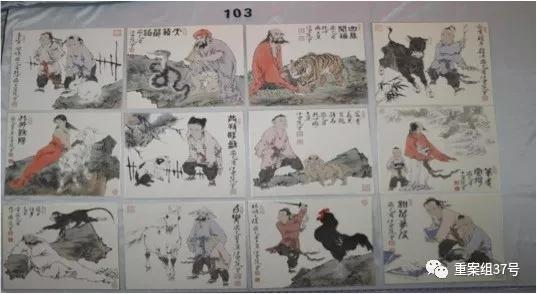 ▲在张某住所扣押的尚未出售的假冒范曾画作225幅。警方供图