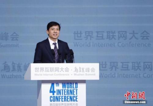 资料图：百度公司董事长兼首席执行官李彦宏。<a target='_blank' href='http://www.chinanews.com/'>中新社</a>记者 杜洋 摄