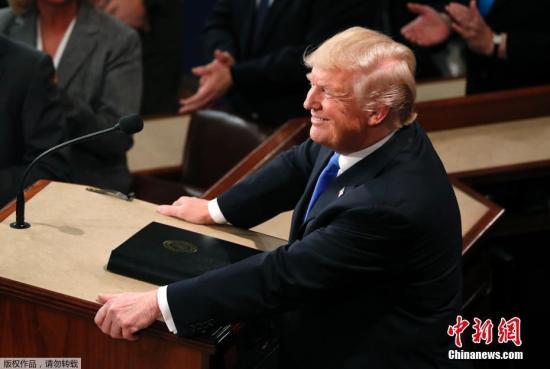 资料图片：美国总统特朗普。