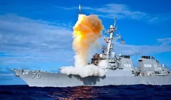 ▲美海军驱逐舰装备的反导系统