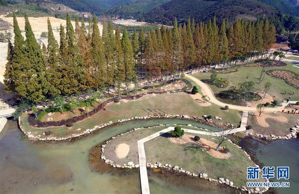 　这是福建省邵武市卫闽镇花千谷庄园田园风光（2017年10月25日摄）。