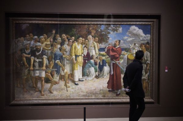 愚公移山(油画) 徐悲鸿