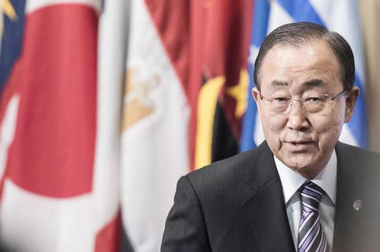 ▲潘基文在担任联合国秘书长期间广受赞誉。（联合国）