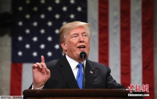资料图片：美国总统特朗普。