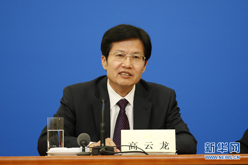 图为全国工商联主席高云龙。新华网中国政府网 陈杰 摄