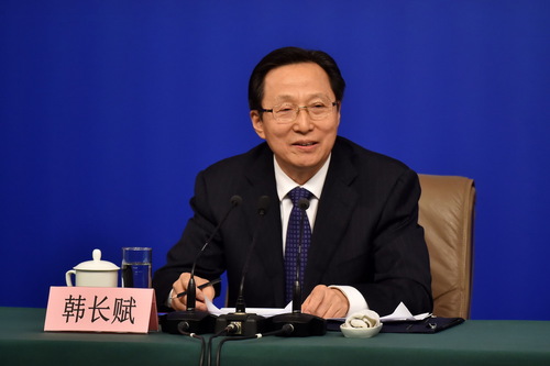 农业部部长韩长赋回答记者提问