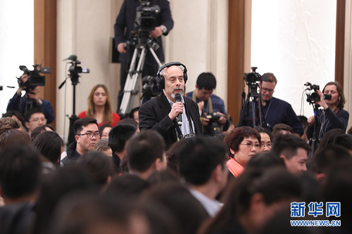 美国全国公共广播电台记者提问