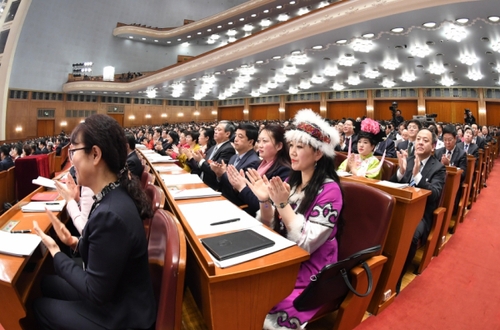 （14）十三届全国人大一次会议举行第四次全体会议