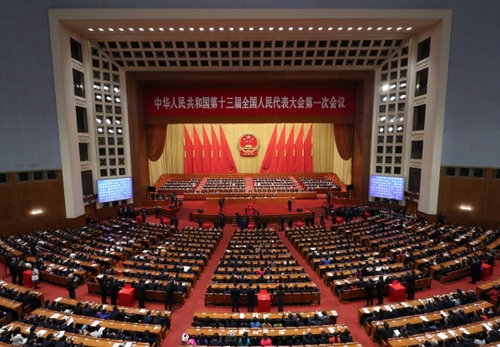 （1）十三届全国人大一次会议举行第六次全体会议