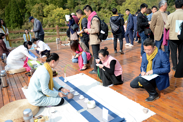 最美茶席评比现场