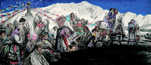     今生来世  全国政协委员  冯远  作