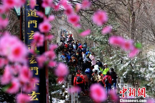 游人登上赏景 王中举 摄