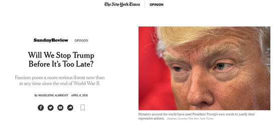 美前国务卿:我们能否在覆水难收之前阻止住特朗普?