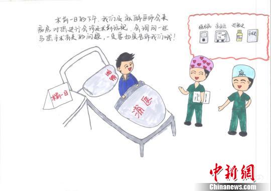 萌妹护士巧绘“神秘手术室”助病人克服恐惧心理