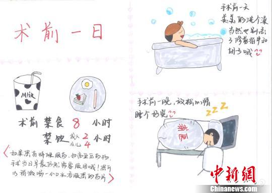 术前一日注意事项 朱捷 摄