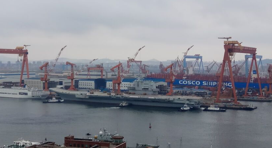 中国国产航母将海试 印度航母终于有了一点新进展