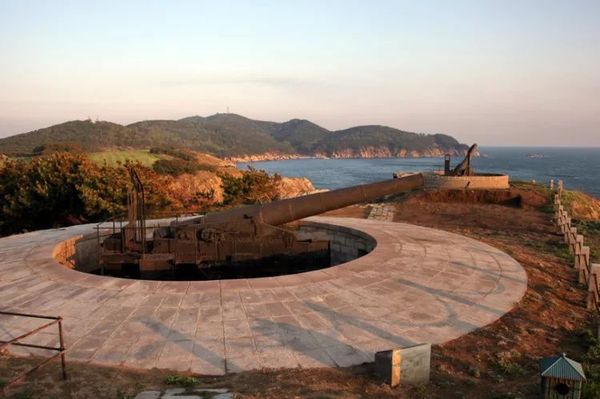 ▲刘公岛炮台
