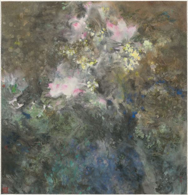 H001-追梦-1996年-100×96.5cm