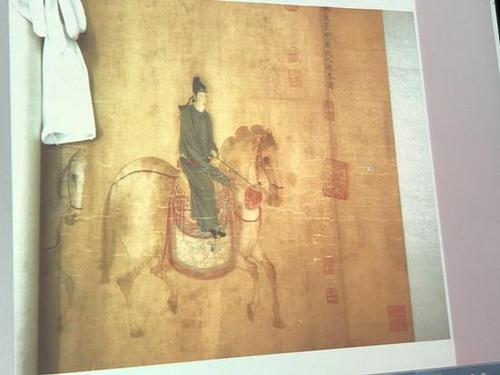 《千里江山图》绢质残印接受科技检测 结果出来了