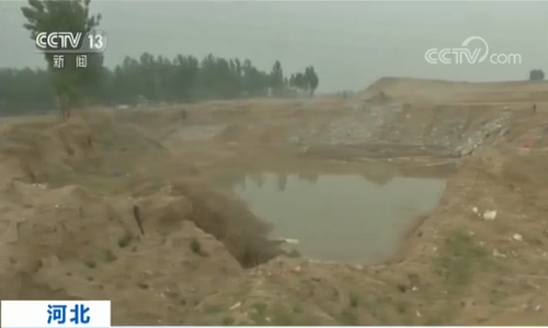 京冀交界处非法砂石厂成污染源 村民敢怒不敢言