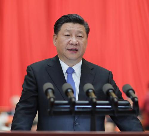 2018年5月28日，中国科学院第十九次院士大会、中国工程院第十四次院士大会在北京人民大会堂隆重开幕。习近平出席会议并发表重要讲话。来源：新华社