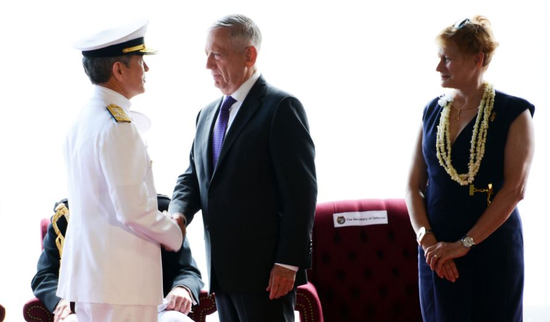 美新任印太司令就职 多位美军高官发言剑指中国