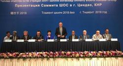 中国驻乌使馆举行上合组织青岛峰会媒体吹风会