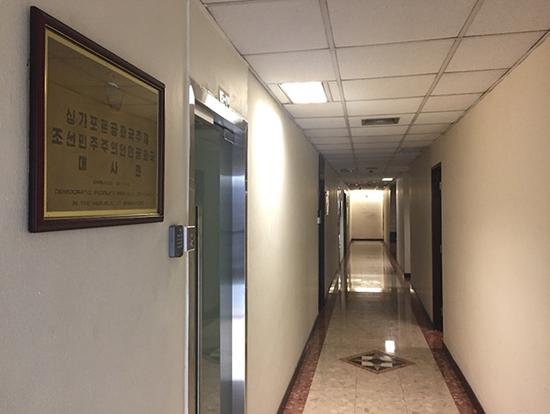 “特金会”探营：历史性会晤前 朝鲜大使馆静悄悄