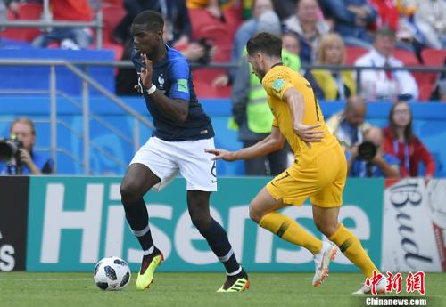 资料图：俄罗斯世界杯赛场的中国企业广告。<a target='_blank' href='http://www.chinanews.com/'>中新社</a>记者 田博川 摄 