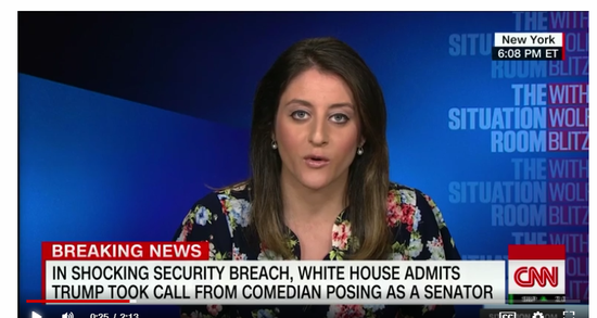 特朗普遭恶作剧:和喜剧演员扮的假议员通话谈国事