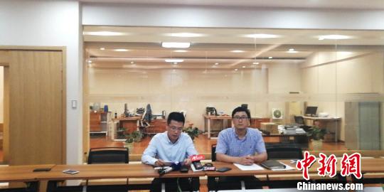 新闻发布会现场。胡丰盛