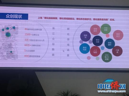 “张江园区科技之旅”走进张江国际创新港。 供图。