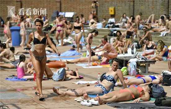 欧洲多国持续高温 英国或限水禁止浇花洗车
