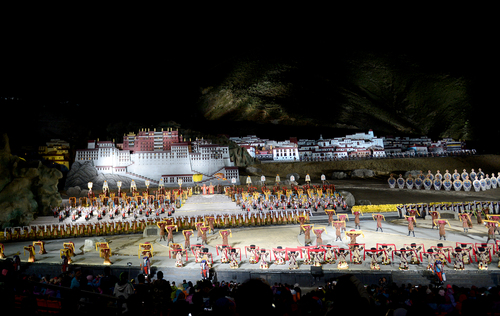 大型藏文化史诗剧《文成公主》全景