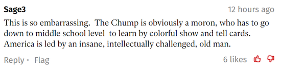 欧盟主席用卡片向特朗普解释贸易 网友:婴儿学字母