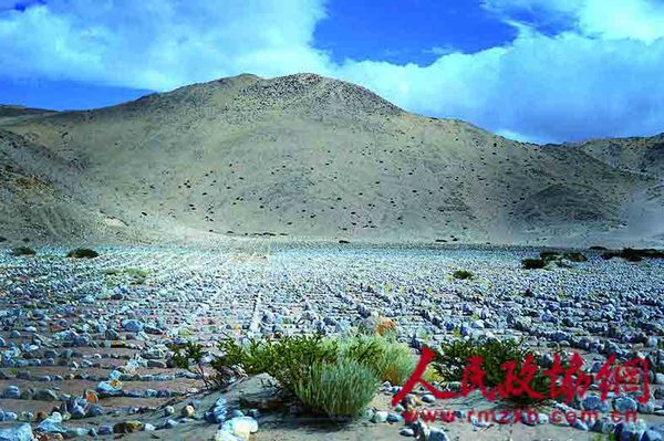 去往典角村，一路上是荒山、黄沙和石头连成的一望无际的荒凉~1