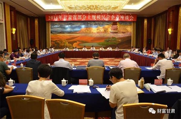 我省部分上规模民营企业座谈会召开