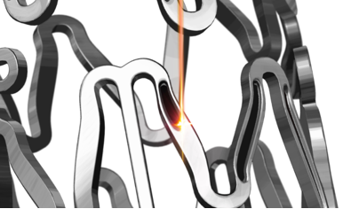 激光刻槽模拟示意图