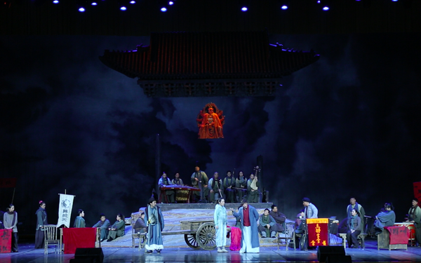 1河南方言剧《老街》演出剧照