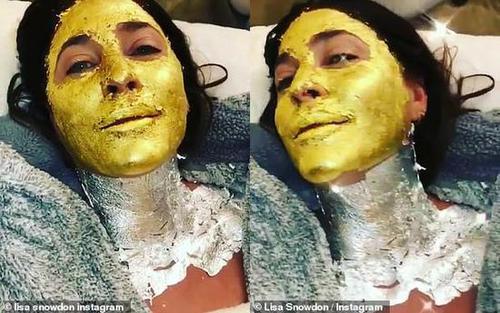 英国知名女主持敷24K纯金面膜金光闪闪 一小瓶花费约1500元