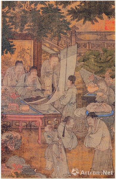 《宋人消夏图》 佚名 苏州博物馆藏