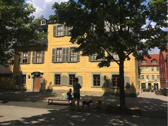 图片：席勒故居，德国魏玛。孙墨青，2018