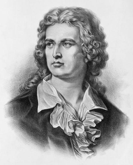 图片，席勒肖像，图片来自网络