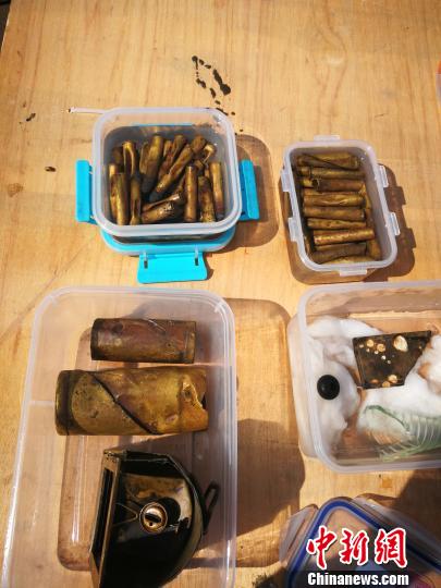 包括锅炉、斜桁、舷窗、舱门、铁甲堡衬木等舰体结构，毛瑟步枪子弹、左轮手枪子弹、37毫米炮弹、47毫米炮弹等武器装备。　彭杭 摄