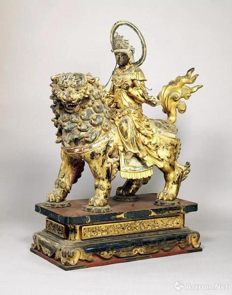 镀金涂漆木雕，康祐（1630–1689），1685-1689年